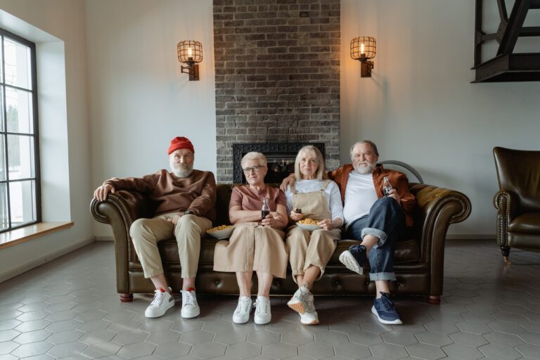 Group of senior citizens